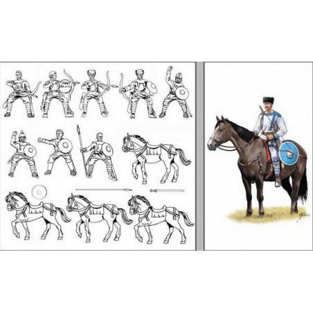 Figurine CAVALERIE ROMAINE TARDIVE 1/72