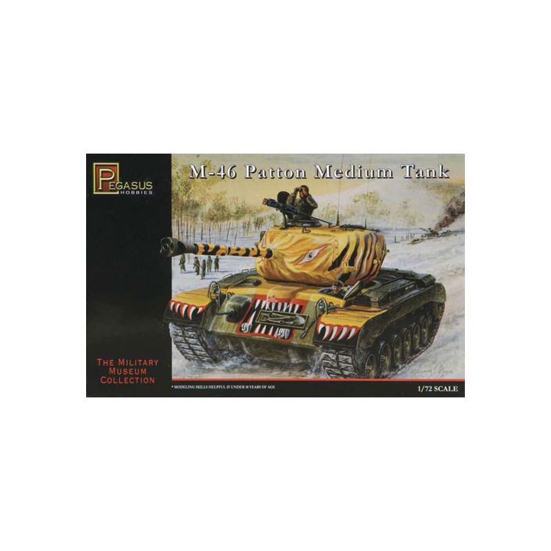 Maquette de Char en plastique M-46 Patton Medium Tank 1/72