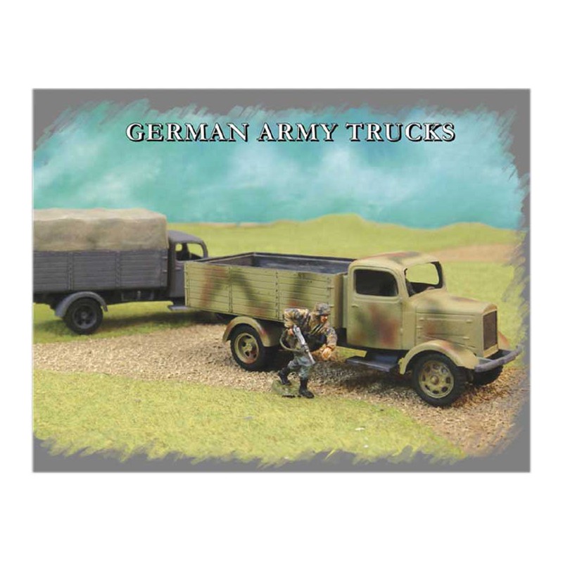 Maquette de Char en plastique GERMAN ARMY TRUCK (2pcs)1/72
