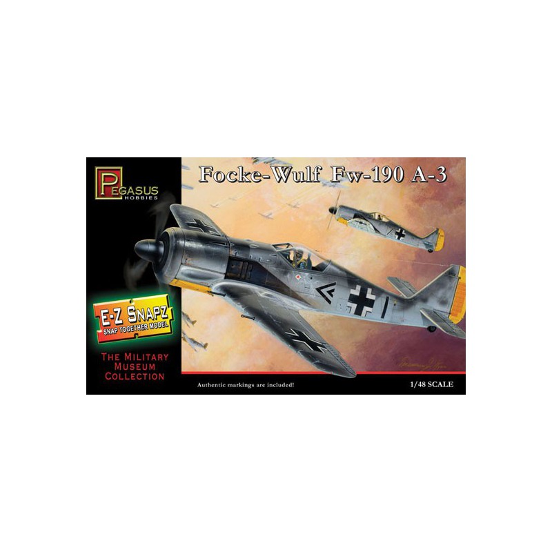 Maquette d'avion en plastique FW 190A-3 Snap Fit 1/48