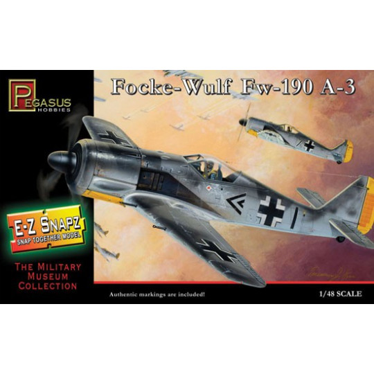 Maquette d'avion en plastique FW 190A-3 Snap Fit 1/48