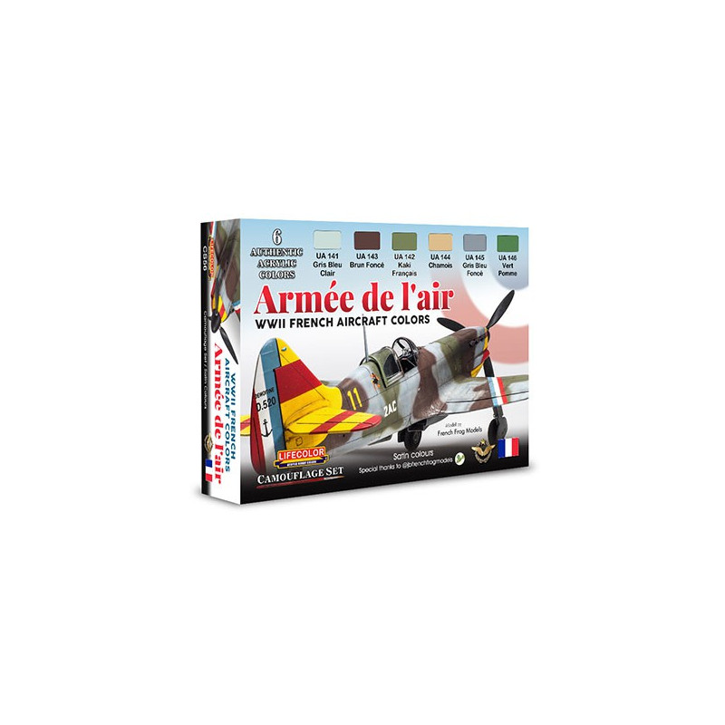 Peinture acrylique Armée de l'air WWII french aircraft colors