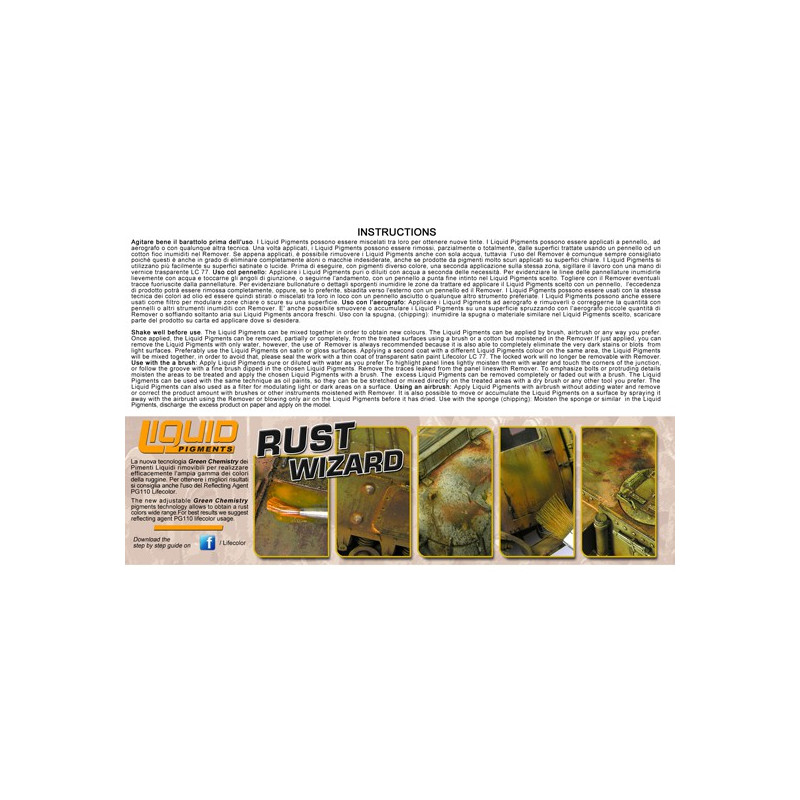Peinture acrylique Pigments Rouille & Usure