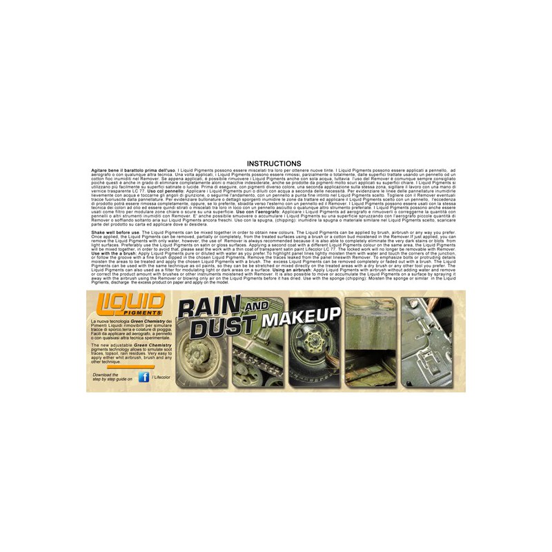 Peinture acrylique Pigments Pluie & Saletés