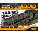 Peinture acrylique Pigments Trains et Rails
