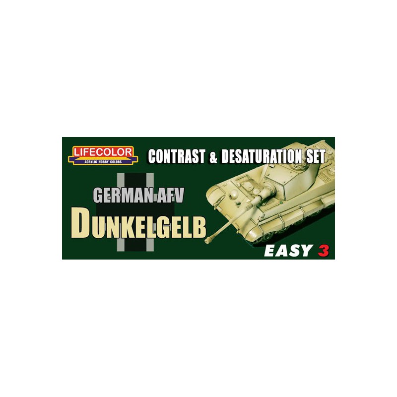 Peinture acrylique Easy 3 German AFV Dunkelgelb