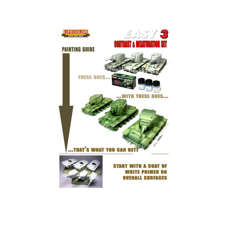 Peinture acrylique Easy 3 German AFV Panzergrau
