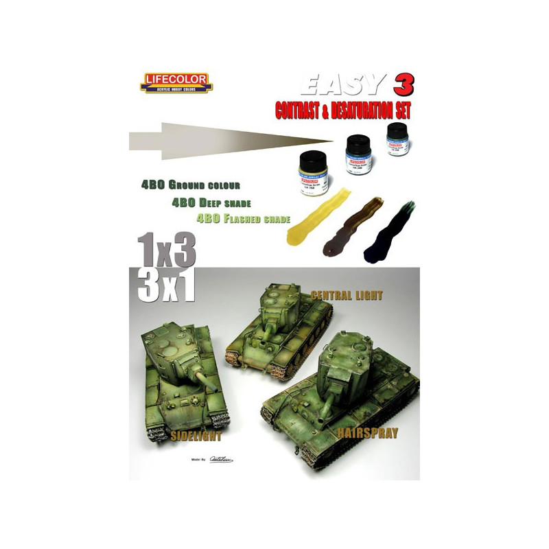 Peinture acrylique Easy 3 German AFV Panzergrau