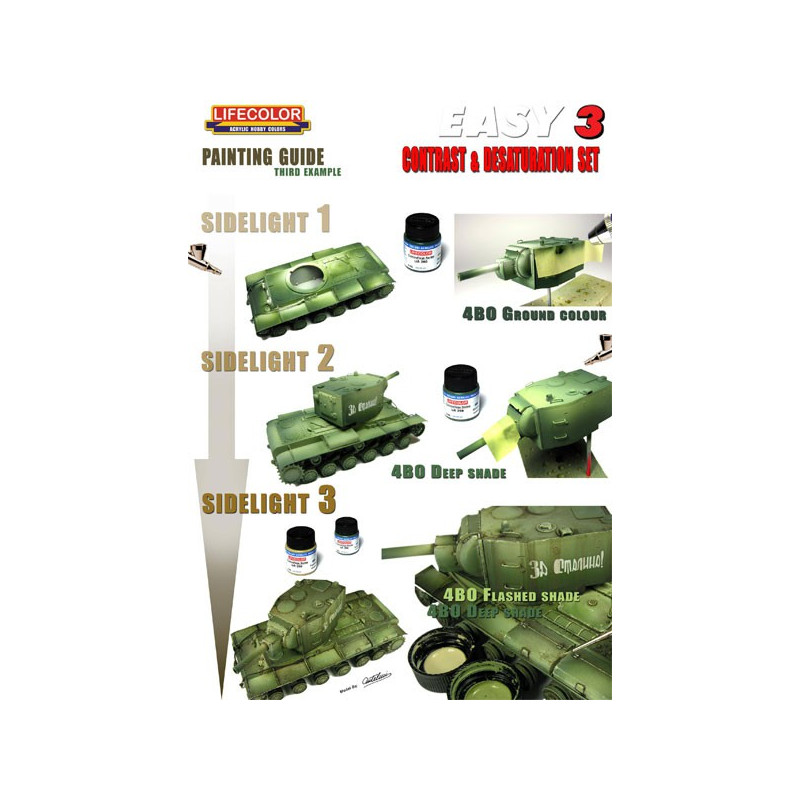 Peinture acrylique Easy 3 US Army Olive Drab