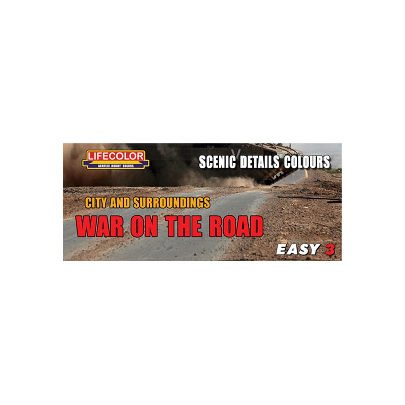 Peinture acrylique Easy 3 War on the Road