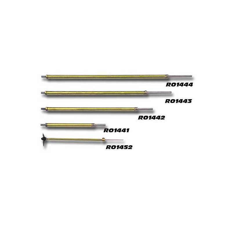 Accessoire pour bateau radiocommandé Tube d'étambot 160mm + hélice 30mm