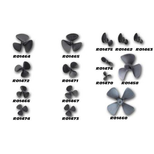 Accessoire pour bateau radiocommandé Hélice bipale 40mm rotation à droite