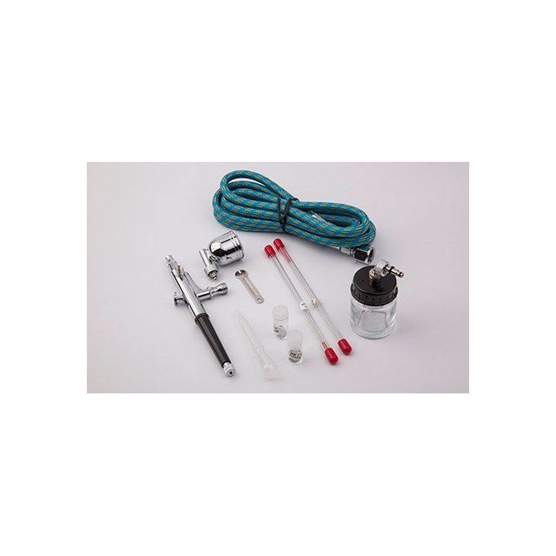 Aerographe pour maquette Coffret aérographe double action hybride