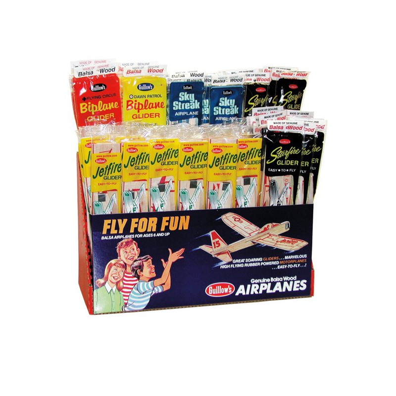 Avion de vol libre radiocommandé Présentoir 84 Planeurs