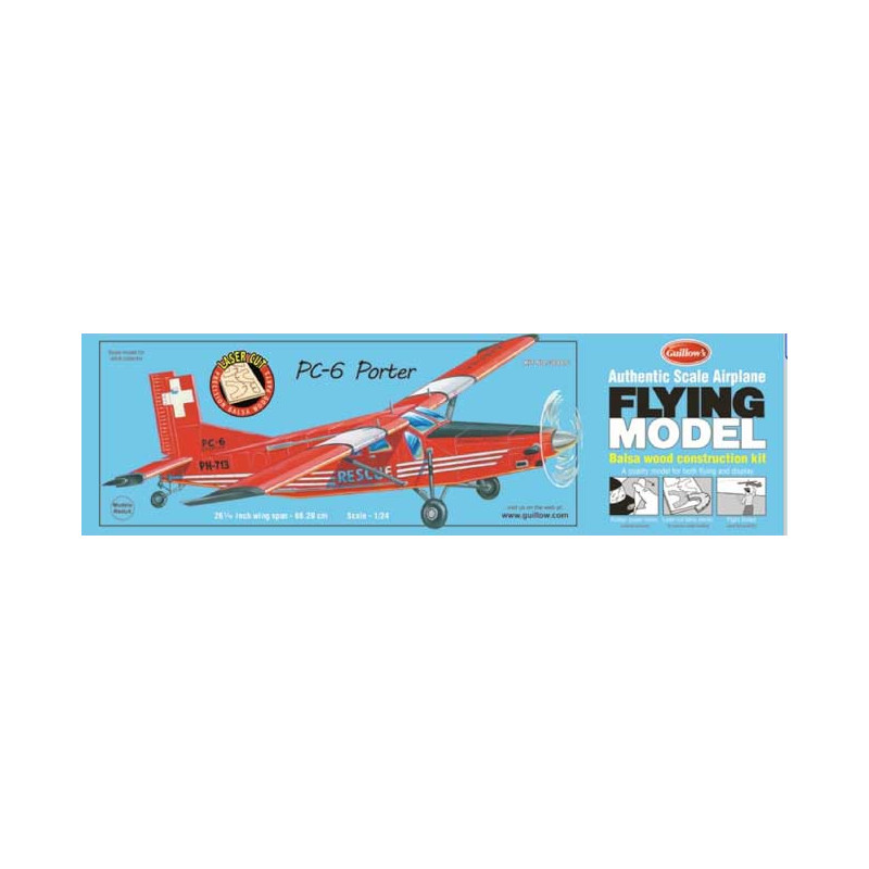 Avion de vol libre radiocommandé PILATUS PC-6 PORTER