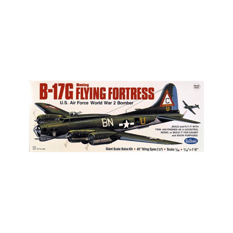 Avion de vol libre radiocommandé B-17 FLYING FORTRESS