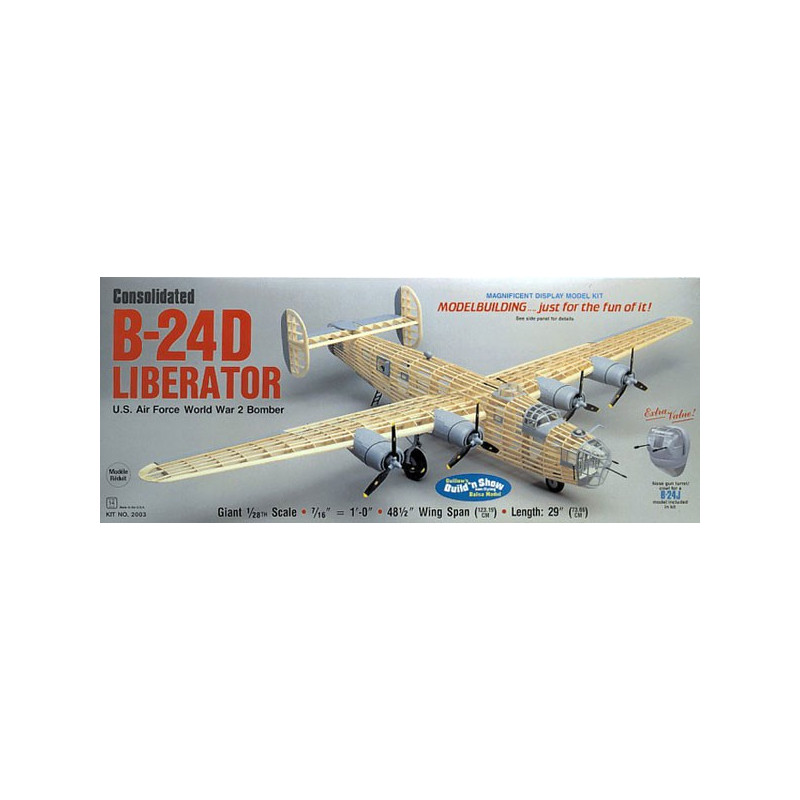 Avion de vol libre radiocommandé B-24D LIBERATOR
