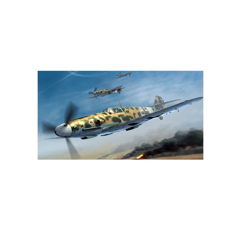 Maquette d'avion en plastique MESSERSCHMITT BF 109G-2/TROP