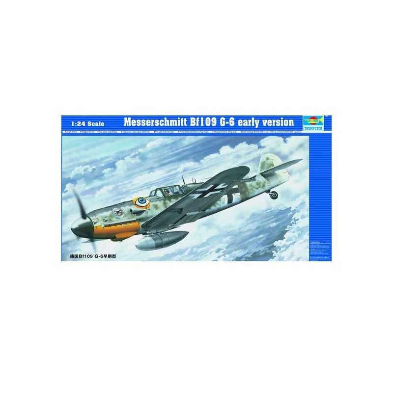 Maquette d'avion en plastique MESSERSCHMITT BF109 G-6