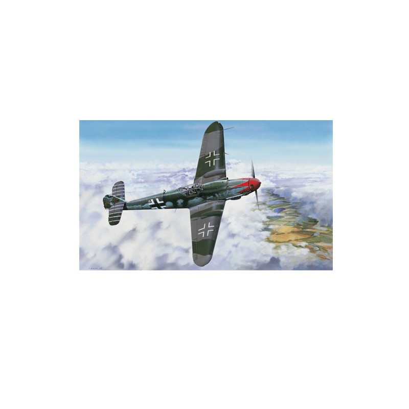 Maquette d'avion en plastique MESSERSCHMITT BF109 K-4
