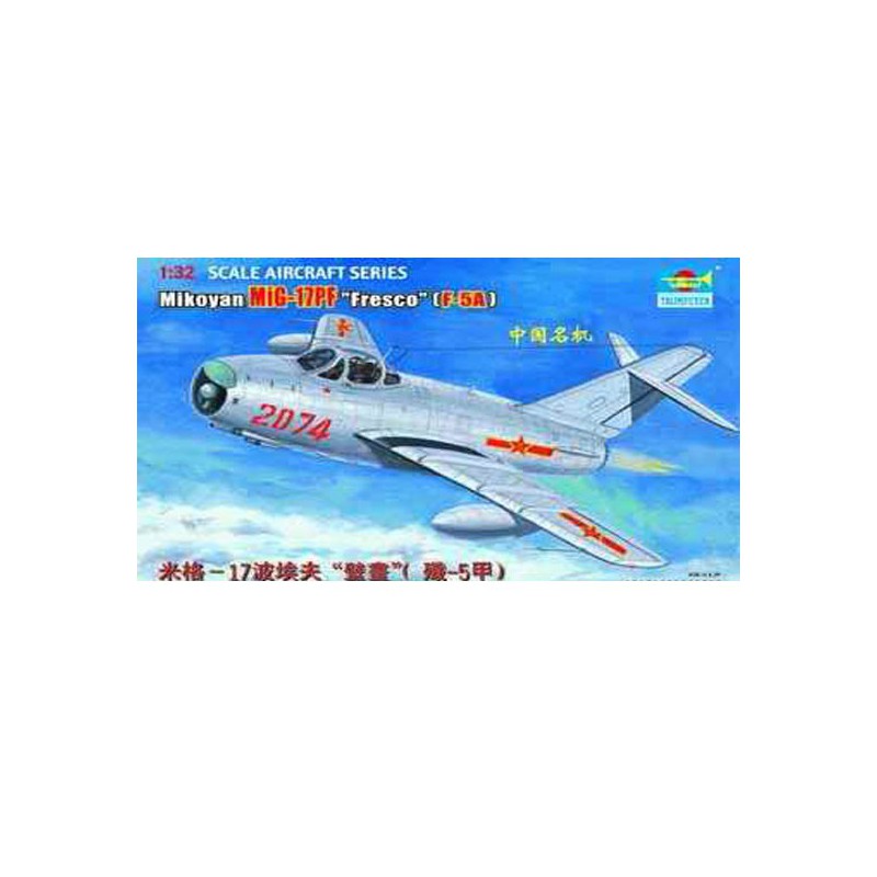 Maquette d'avion en plastique MIG-17PF "FRESCO"