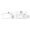 Servos pour radiocommande PTK Servo Digital 8812TG-D 12K