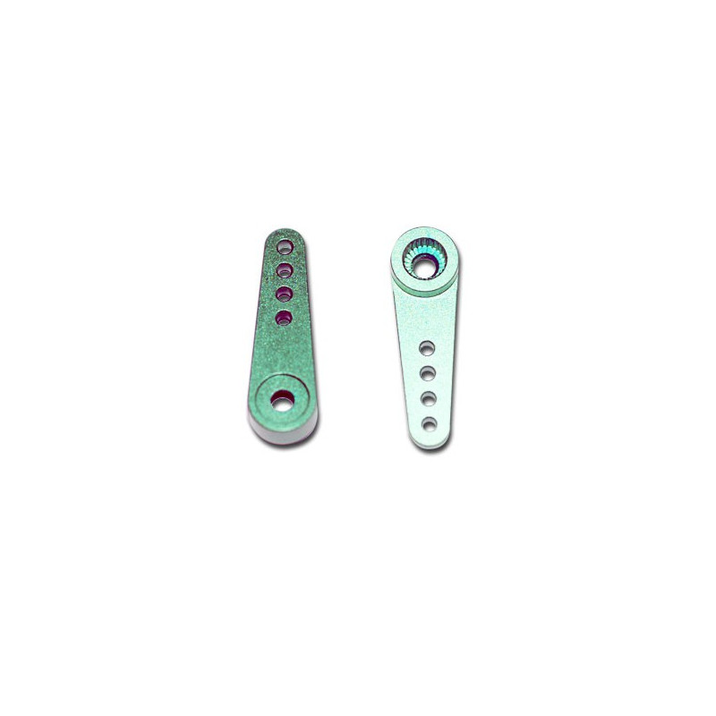 Accessoire pour radio Bras de servo Alu 22mm PTK (2pcs)