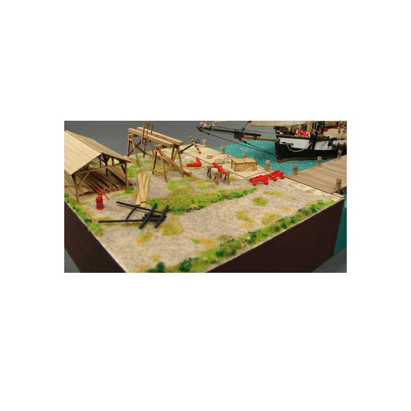 Batiment QUAI BALTIMORE 1780 éch. 1/72