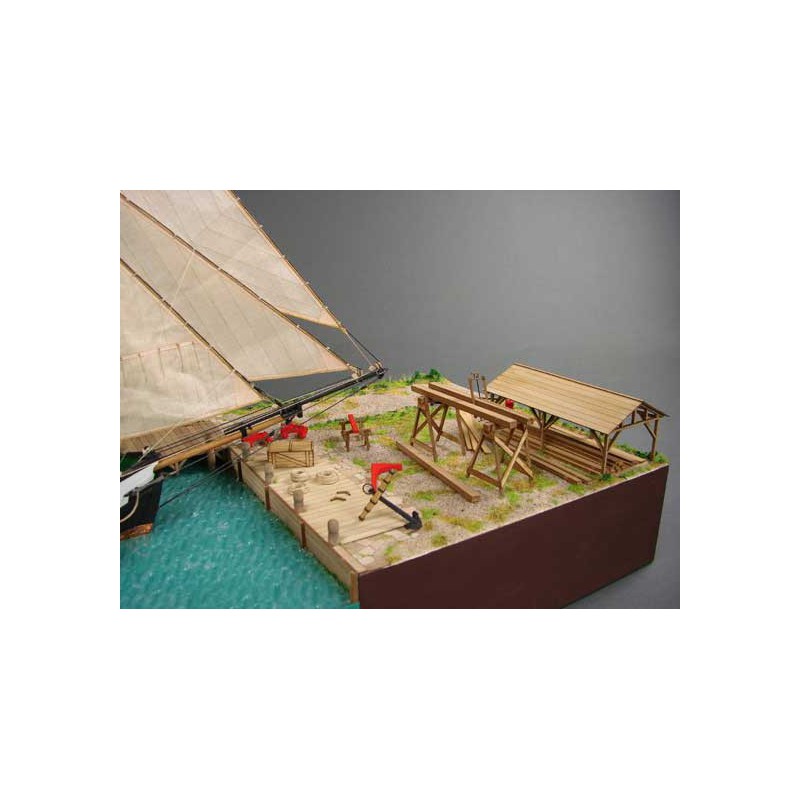 Batiment QUAI BALTIMORE 1780 éch. 1/72