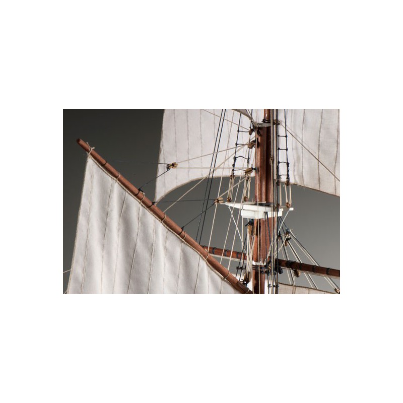 Bateau statique La Belle Poule 1/50