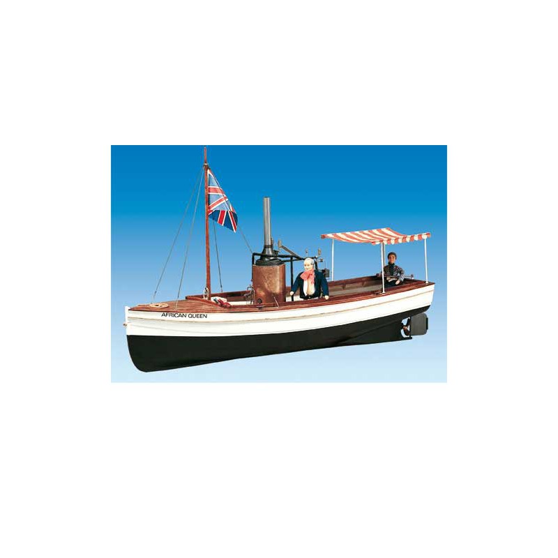 Bateau électrique radiocommandé AFRICAN QUEEN RC 1/12