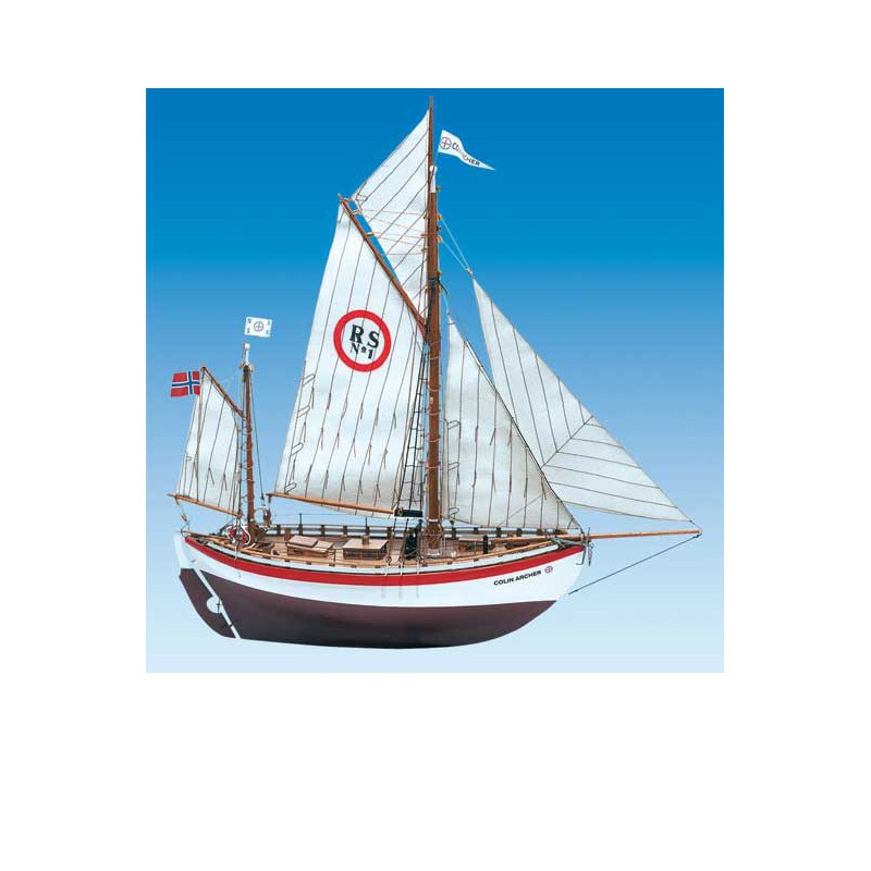Bateau statique COLIN ARCHER 1/40