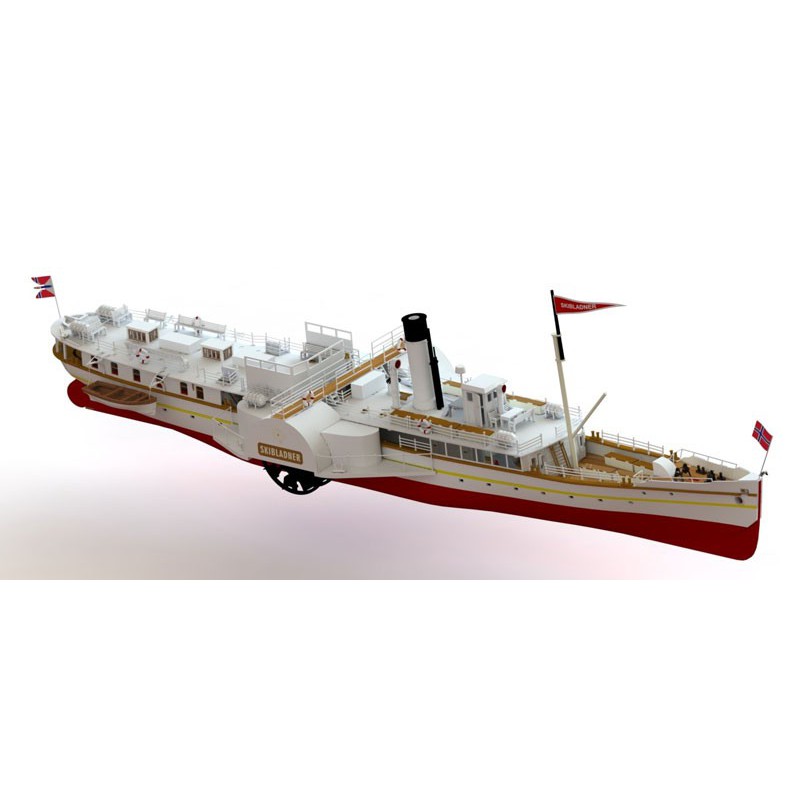 Bateau électrique radiocommandé SKIBLADNER R/C 1/60