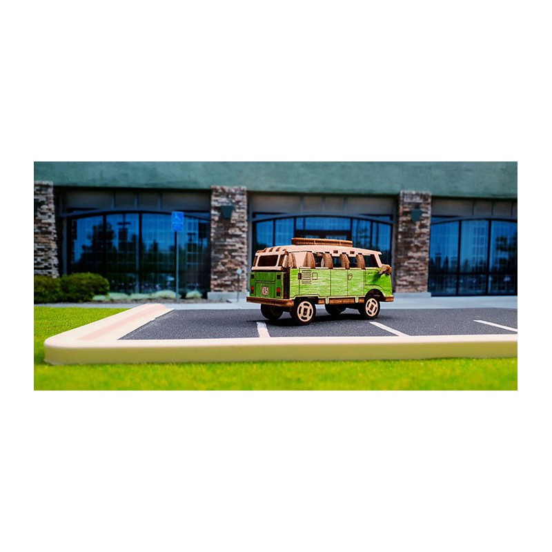 Puzzle 3D mécanique facile pour maquette Bus Retro Superfast