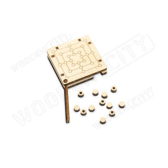 Puzzle 3D mécanique facile pour maquette Petit Jeu de société du Moulin