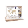 Puzzle 3D mécanique facile pour maquette Carte du monde L