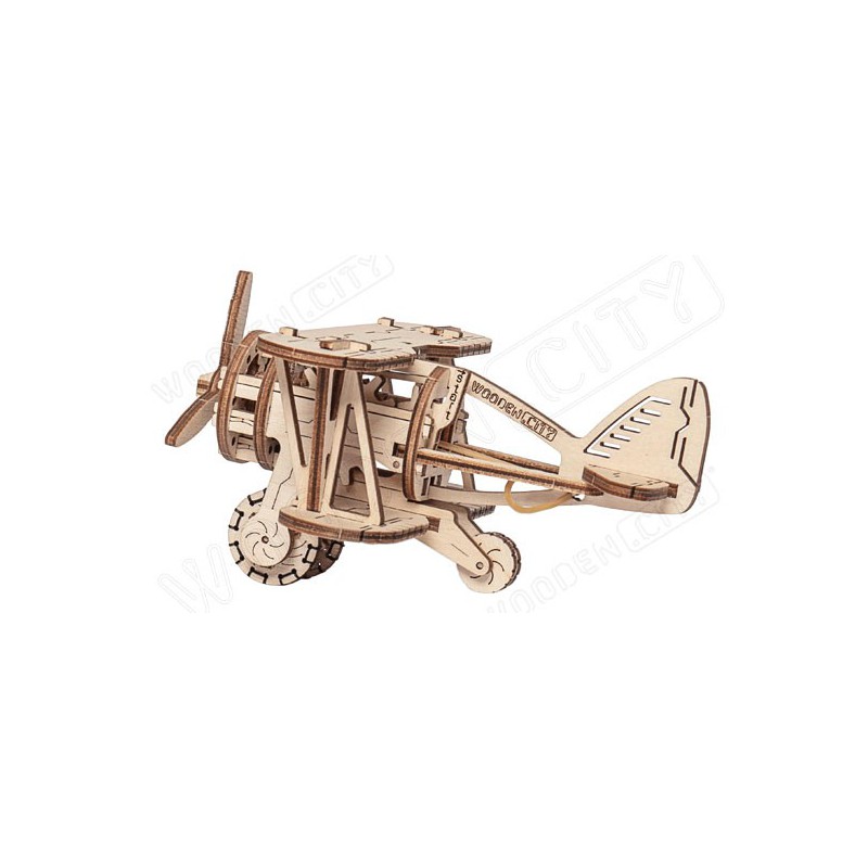 Puzzle 3D mécanique facile pour maquette Biplan