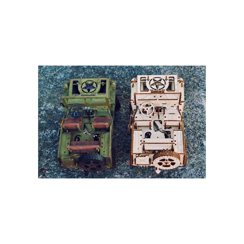 Puzzle 3D mécanique Jeep 4x4