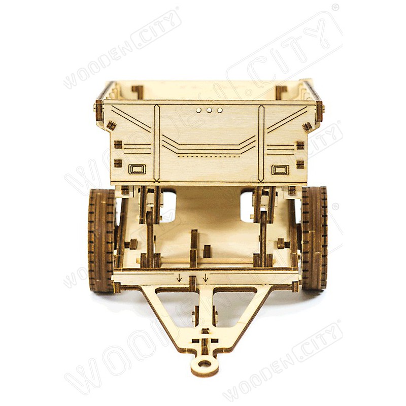 Puzzle 3D mécanique intermédiaire pour maquette Remorque