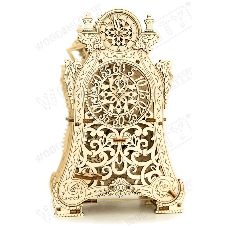 Puzzle 3D mécanique intermédiaire pour maquette Horloge Magique