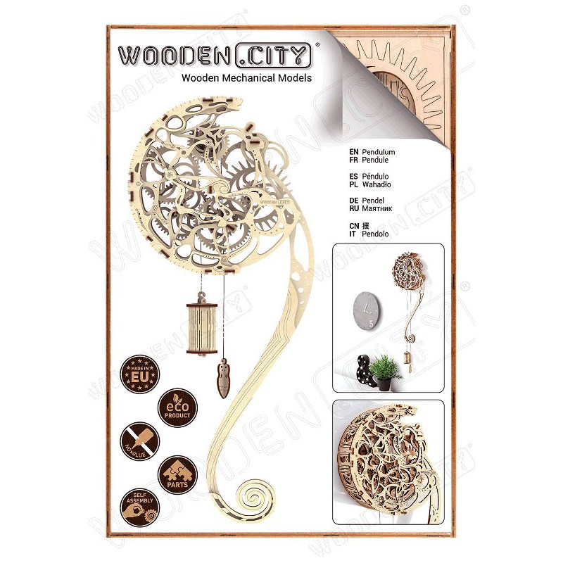 Puzzle 3D mécanique intermédiaire pour maquette Pendule