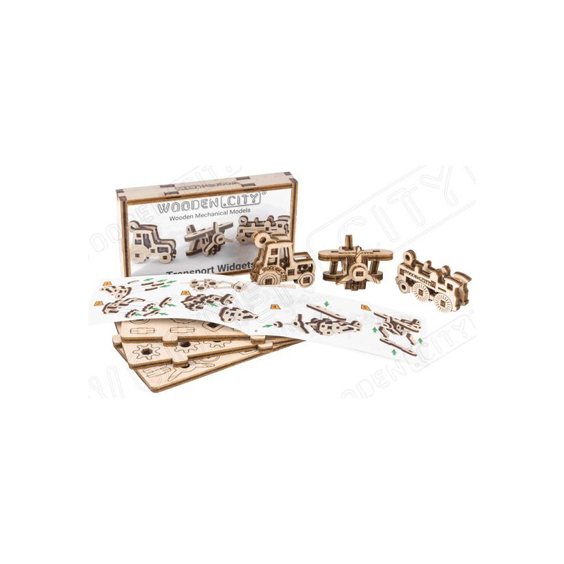 Puzzle 3D mécanique facile pour maquette Widget Transport