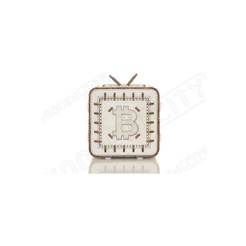 Puzzle 3D mécanique intermédiaire pour maquette Coffre fort