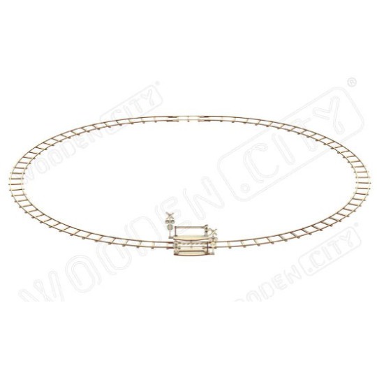 Puzzle 3D mécanique facile pour maquette Rails pour Locomotive