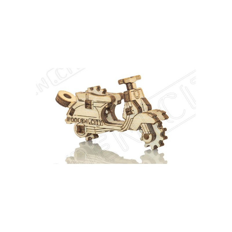 Puzzle 3D mécanique facile pour maquette Widget Transport Vintage