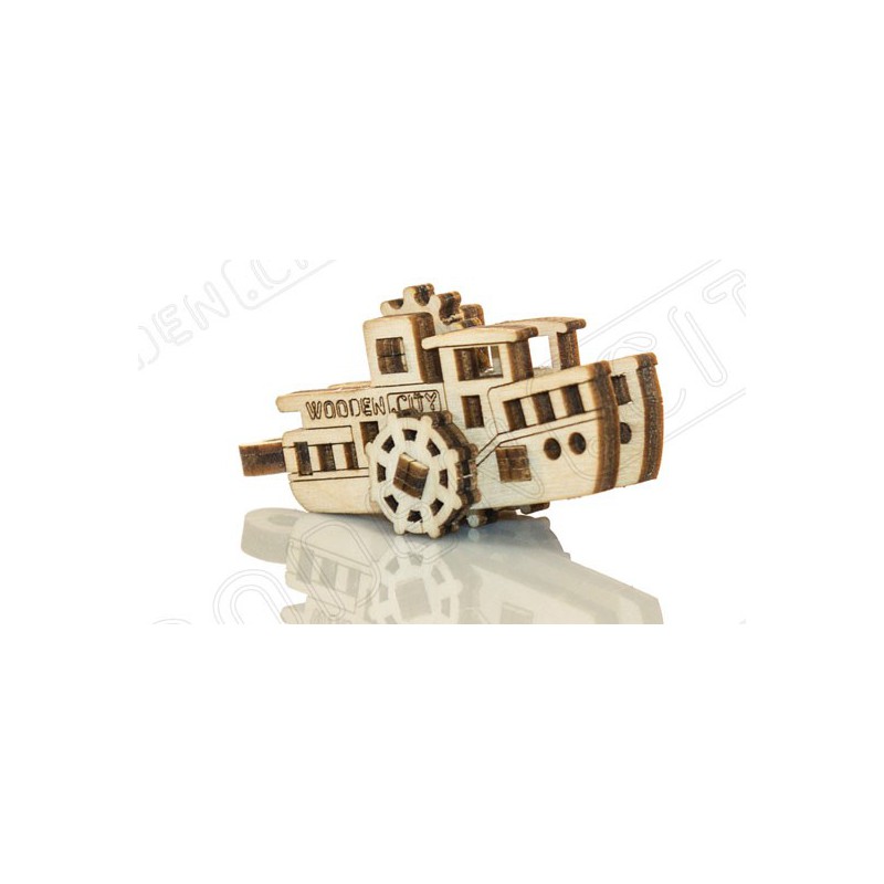 Puzzle 3D mécanique facile pour maquette Widget Bateaux