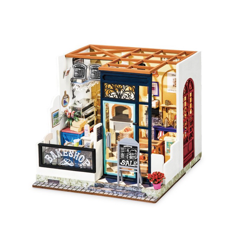 Puzzle 3D mécanique intermédiaire pour maquette A la Boulangerie