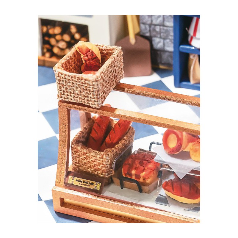 Puzzle 3D mécanique intermédiaire pour maquette A la Boulangerie