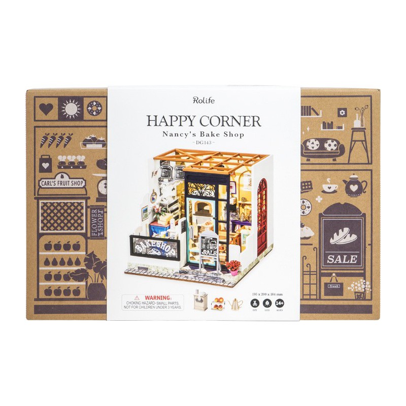 Puzzle 3D mécanique intermédiaire pour maquette A la Boulangerie