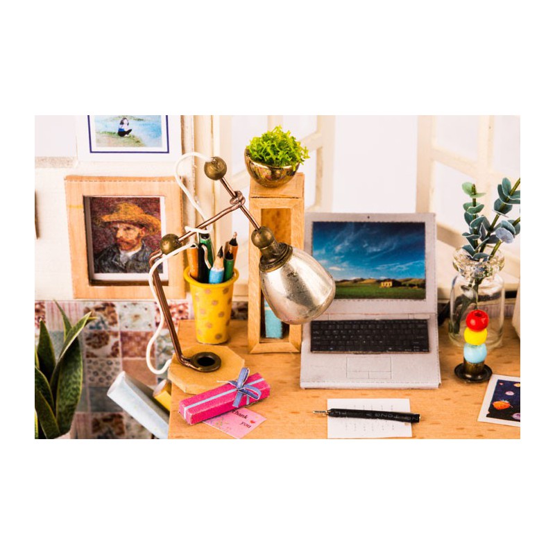 Puzzle 3D mécanique intermédiaire pour maquette Soho Time